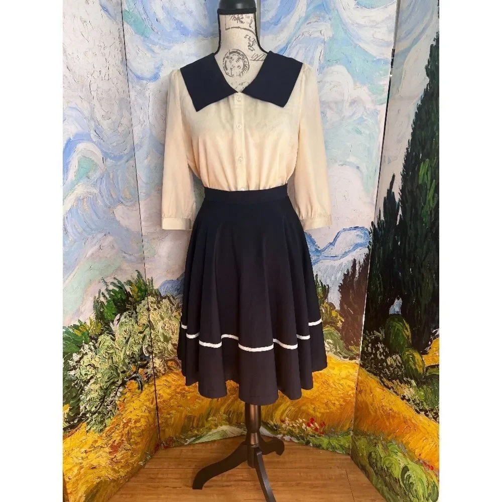 S/M vintage school girl uniform outfit.